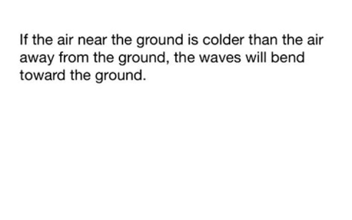 Does sound tend to bend upward or downward when its speed is less near the ground?