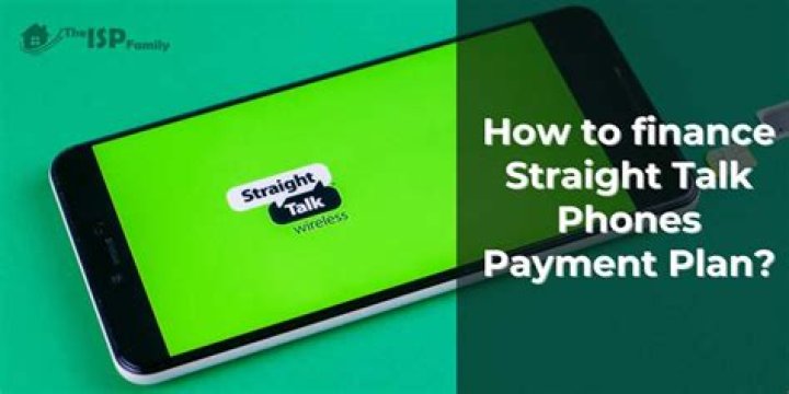 Does Straight Talk have a payment plan for phones?