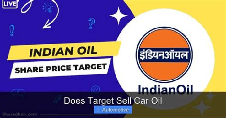 Does Target carry engine oil?