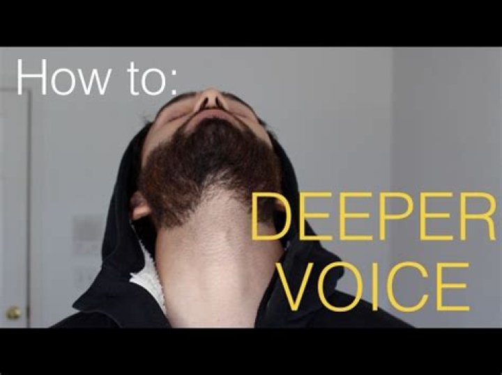 Does tea make your voice deeper?