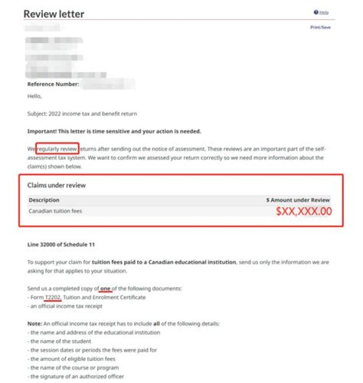 Does the CRA review every tax return?