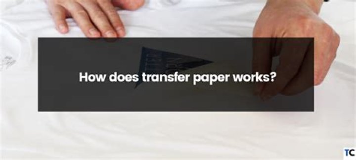 Does transfer paper work on leather?