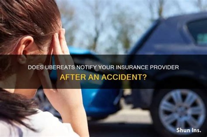 Does Uber notify your insurance company?