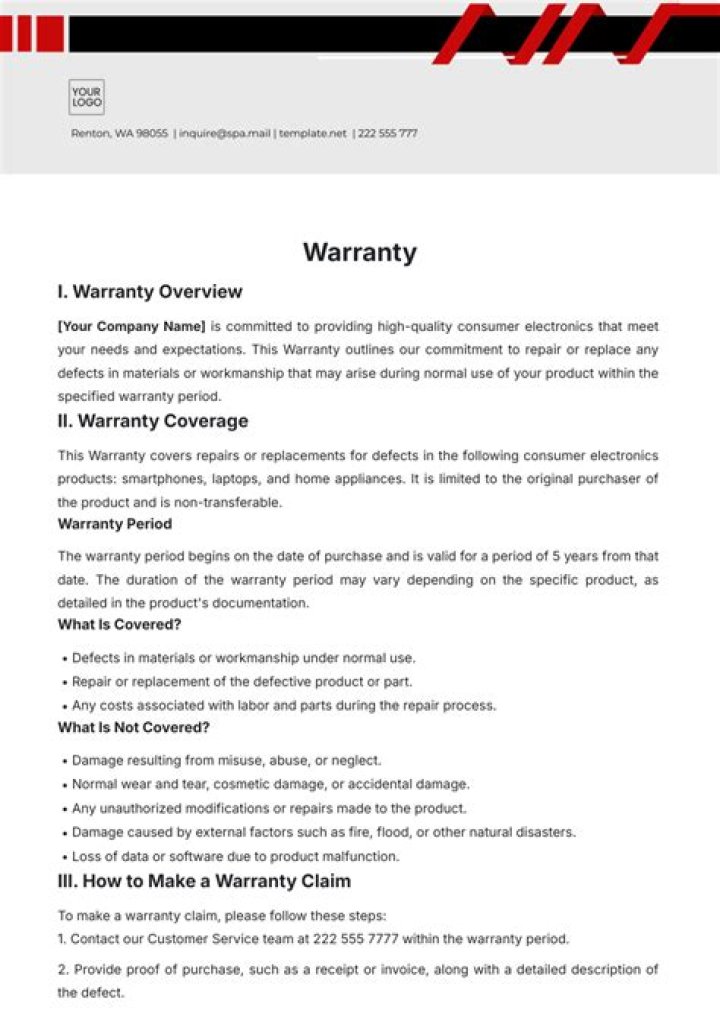 Does Visa double manufacturer warranty?