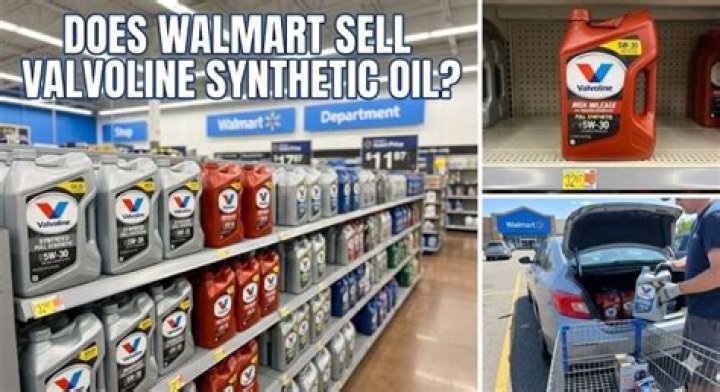 Does Walmart sell car oil?