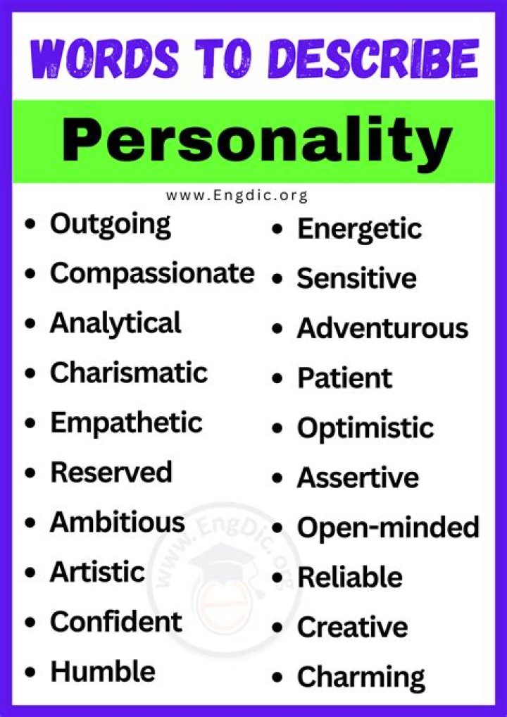 Does your name describe your personality?