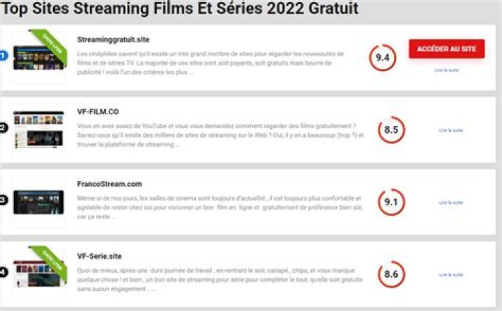 Est-ce que streaming est gratuit ?