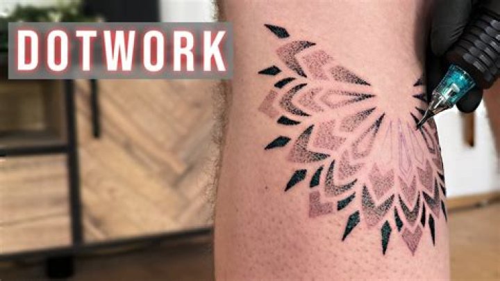 How are Dotwork tattoos done?