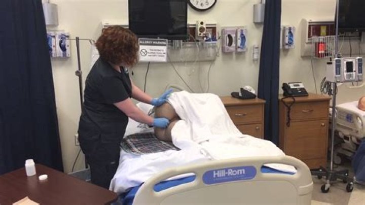 How are enemas given in hospital?