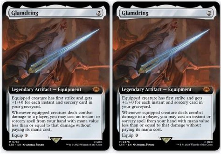 How are magic cards numbered?