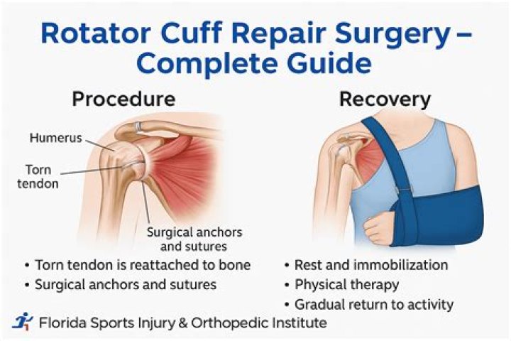 How are you positioned for rotator cuff surgery?