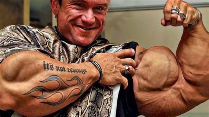 How big are Lee Priest's arms?