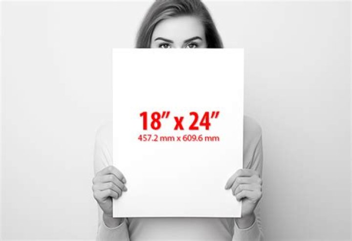 How big is a 24 x 18 poster?