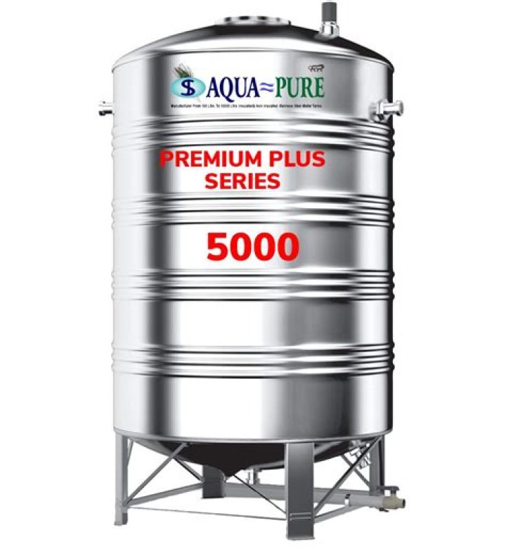 How big is a 5000 Litre water tank?