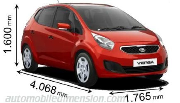 How big is a Kia Venga boot?