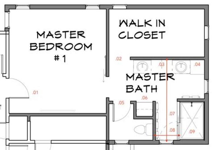 How big is a master bedroom with bathroom?