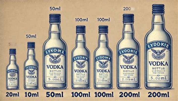 How big is a shoulder of vodka?