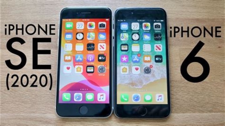 How big is the iPhone se compared to the 6?