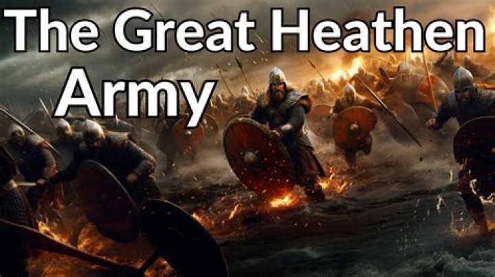 How big was the heathen army?