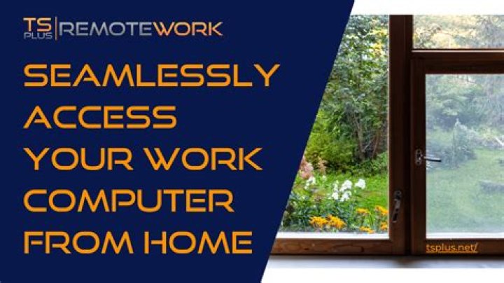 How can I access my work computer from home?