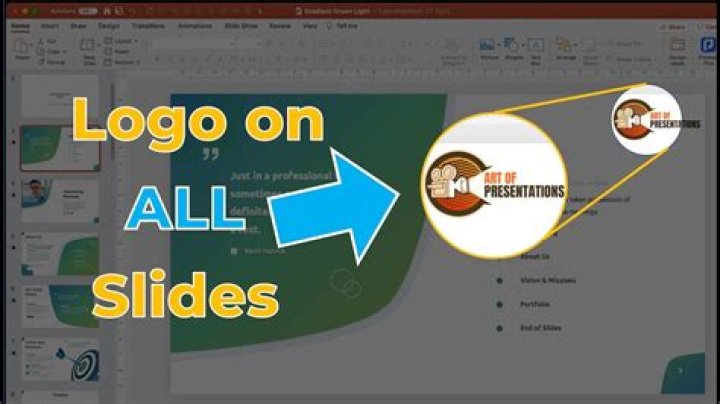How can I add a logo to my title?