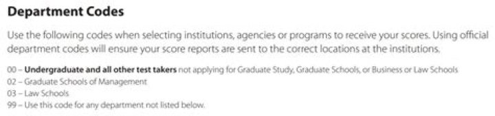 How can I add department code in Toefl?