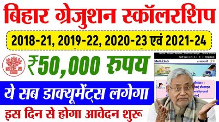 How can I apply for scholarship in Bihar?