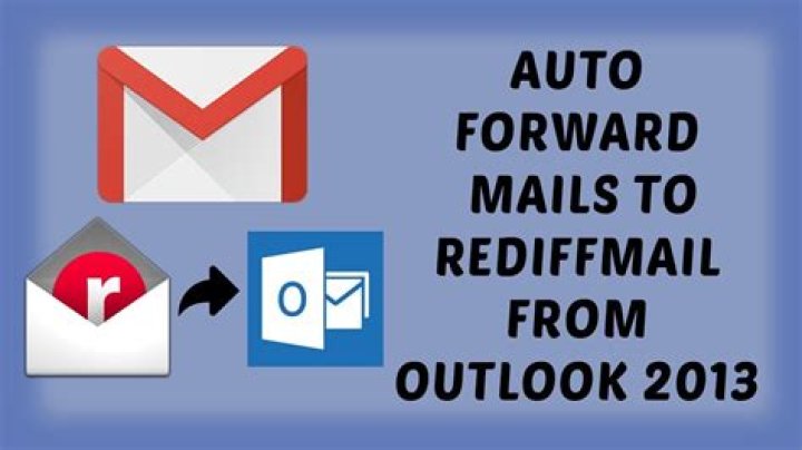 How can I Auto forward in rediffmail?