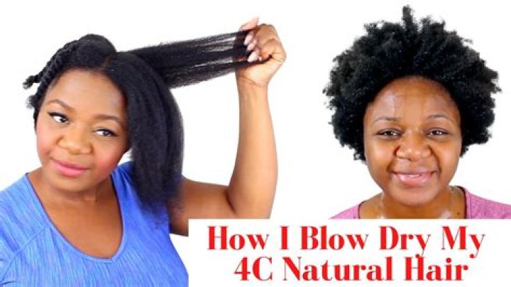 How can I blow dry my natural hair at home?