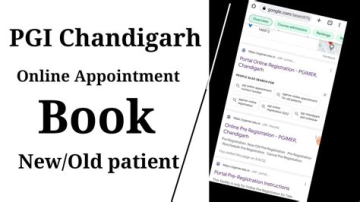 How can I book OPD appointment in PGI Chandigarh?