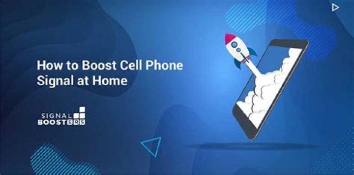 How can I boost my Verizon cell phone signal at home?