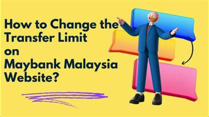 How can I change my transfer limit in Maybank?