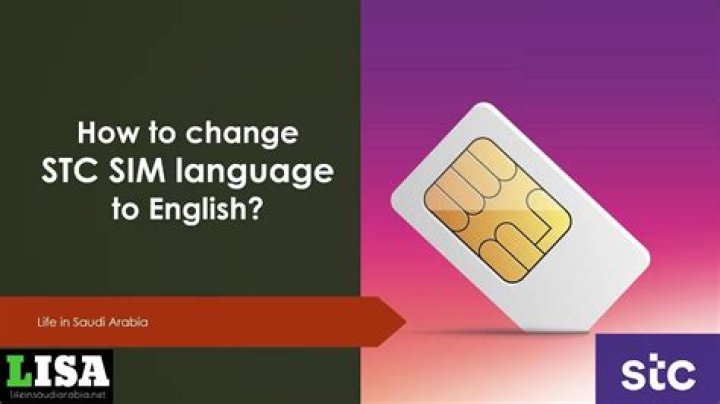 How can I change STC SIM language?