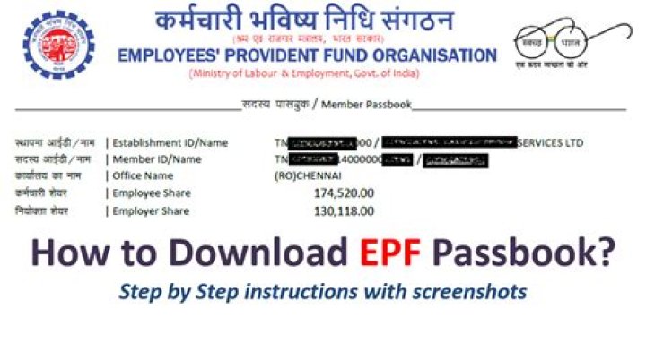How can I check my PF interest in passbook?