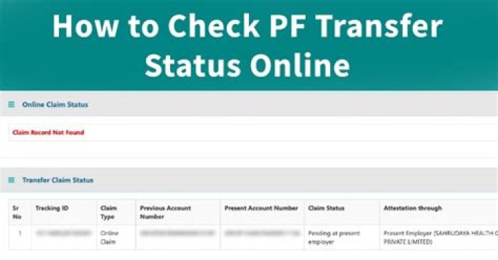 How can I check my PF transfer status in India?