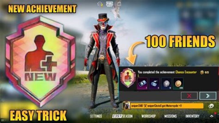 How can I check my PUBG mobile achievement?