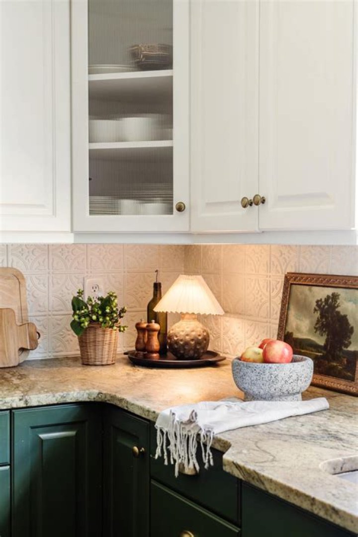 How can I decorate my kitchen for cheap?