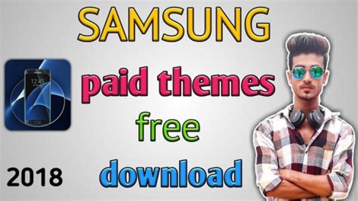 How can I download paid Samsung themes for free?