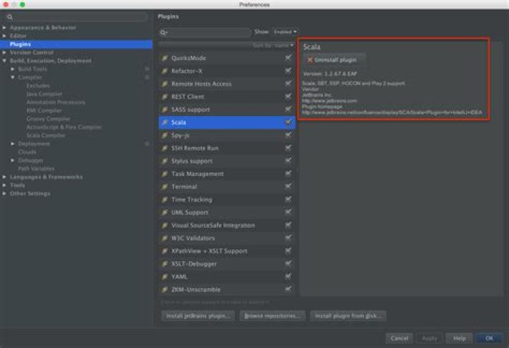 How can I download SBT plugin in IntelliJ?