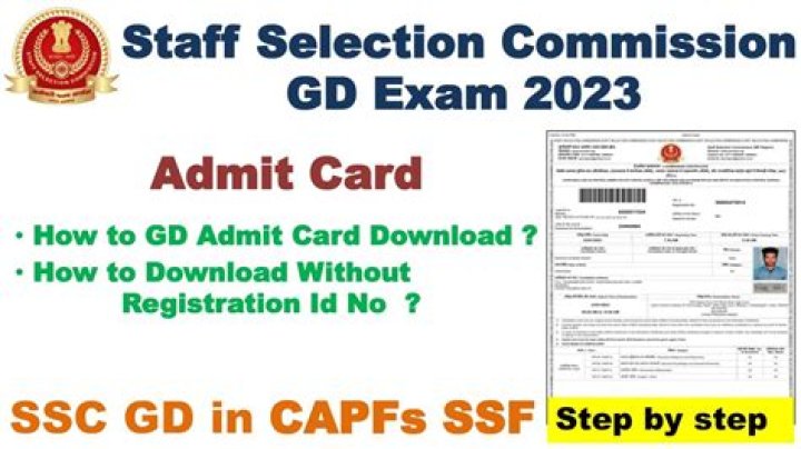 How can I download Staff Selection Commission admit card?