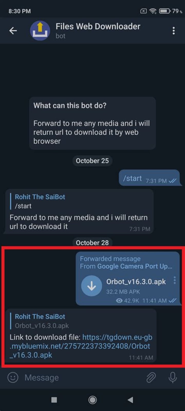 How can I download telegram from Chrome?