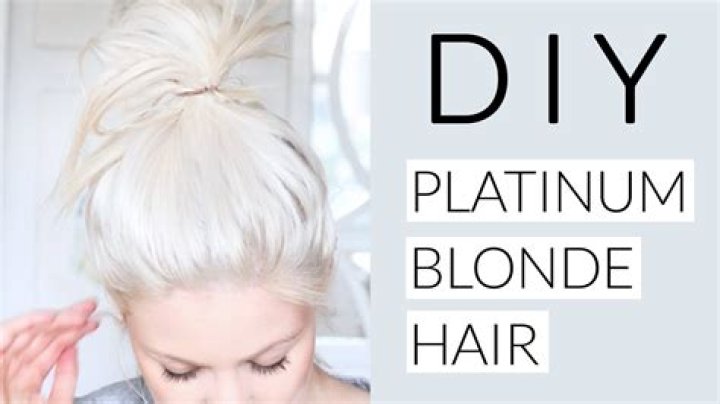 How can I dye my hair platinum blonde without damaging it?