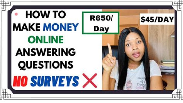 How can I earn money by answering online questions?
