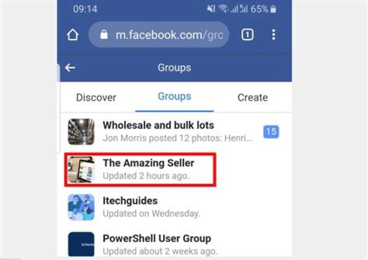 How can I exit from a group in Facebook?
