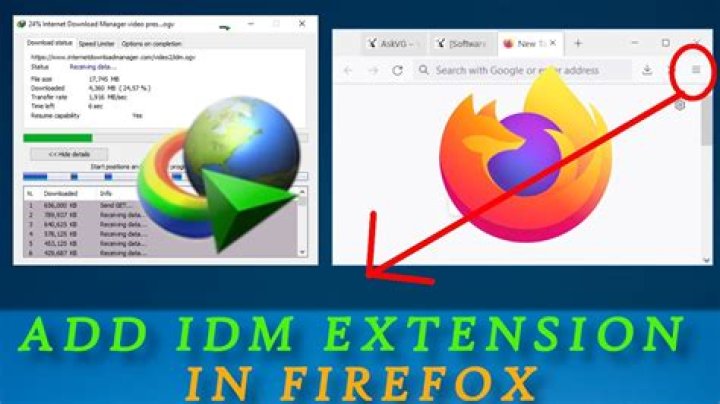 How can I fix IDM extension in FireFox?