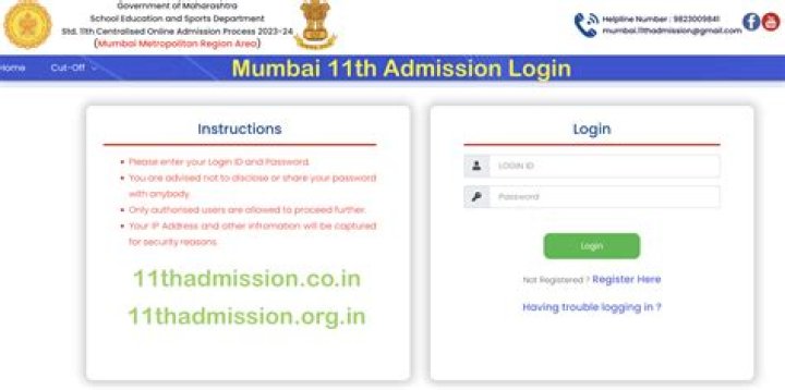 How can I get 11th admission in Mumbai?