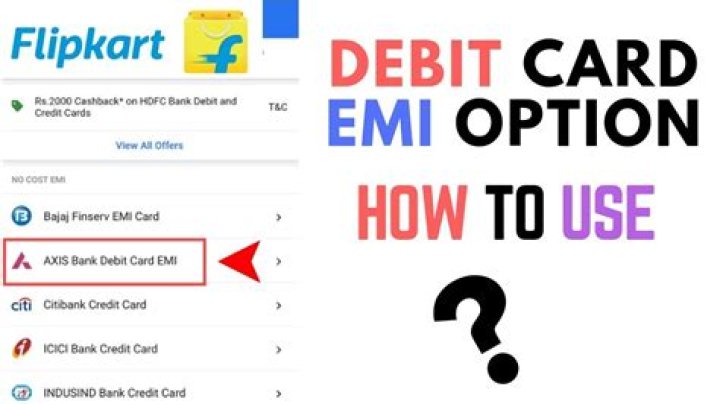 How can I get EMI on Flipkart using debit card?