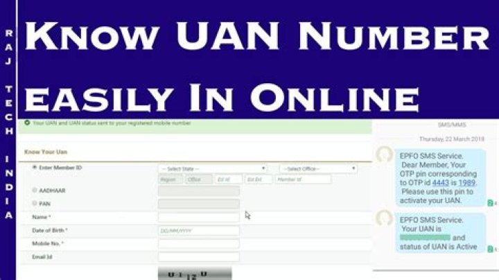 How can I get UAN number from PAN number?