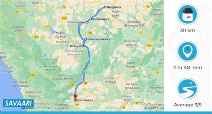 How can I go from Bangalore to Coimbatore?