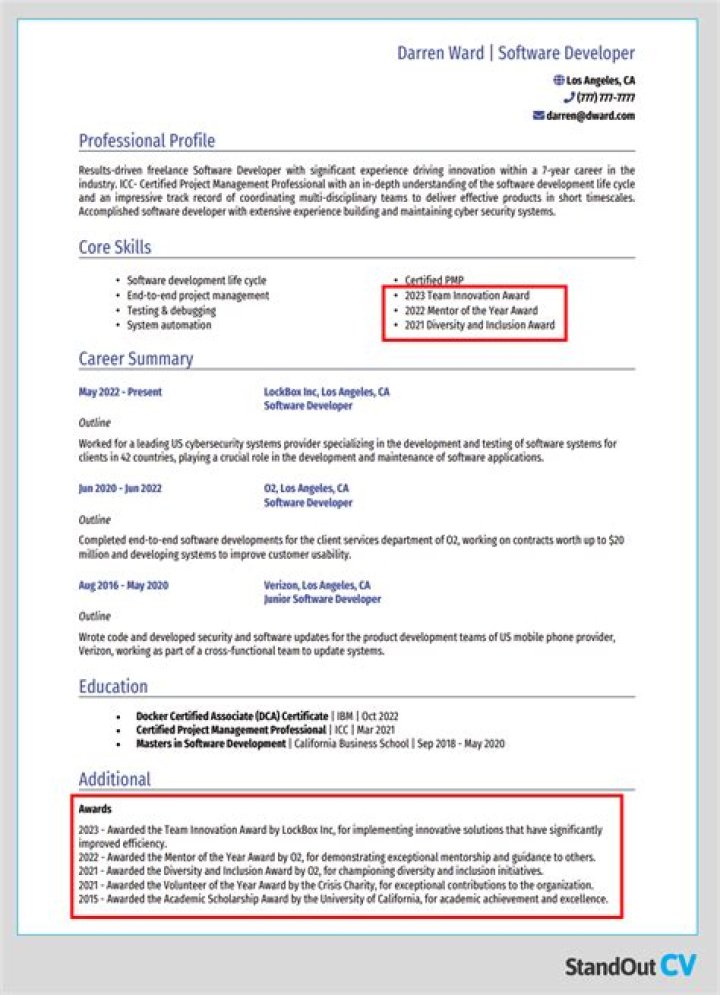 How can I improve my resume 2020?